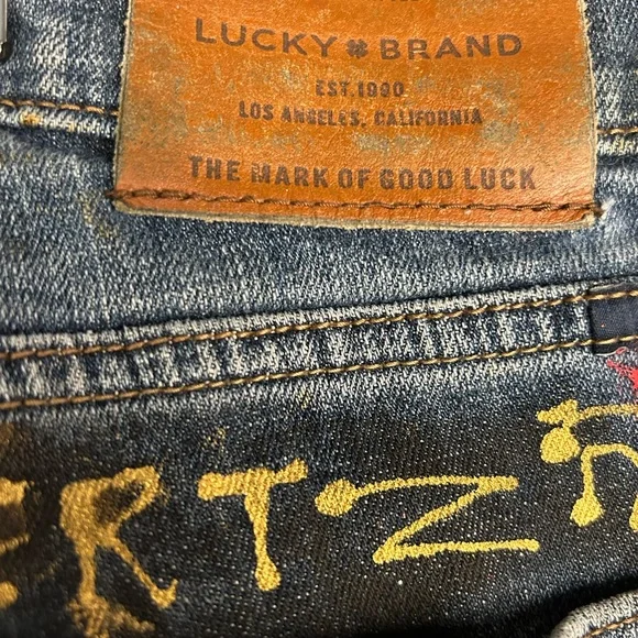 Acrylic Painted Denim Jackets and Pants